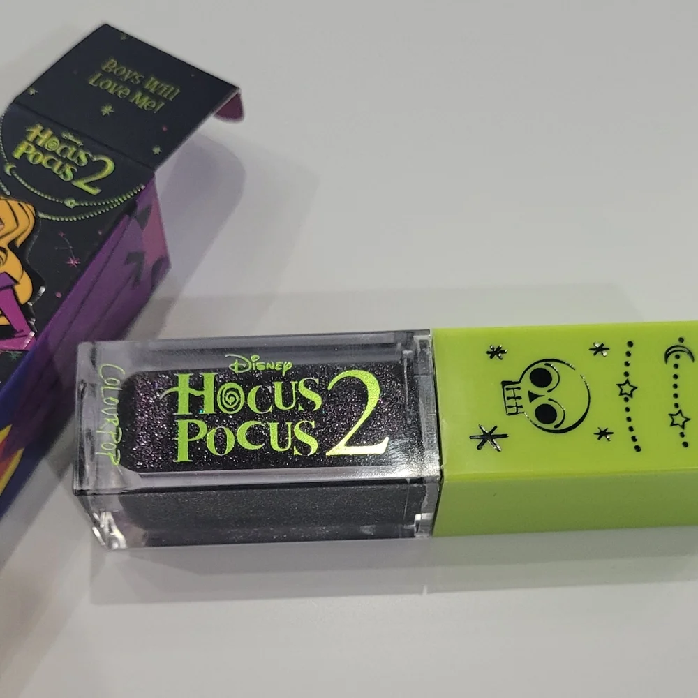 Colourpop Glitter Lip Gloss Purple Hocus Pocus 2 Boys Will Love Me Shine Makeup